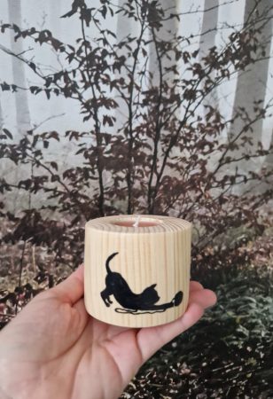 Świecznik, drewniany swiecznik, t-light , swieczka, dekoracja, stylskandynawski, naturalny produkt, boho, hygge, swiecznikzobrazkiem, na prezent, z drewna, dodatki z drewna, ozdoby z drewna, t-lighty, sowa candle, sowy, owl