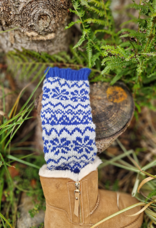 getry z wełny, getry z merynosa, ocieplacz, otulacze, ocieplacze na nogi, skandynawskie getry, wzory skandynawskie, skarpety, wełniane getry, getry na drutach, dziergane getry, getry w śnieżynki, getry na zimę, zimowe getry, niebieskie getry, socks, winter socks