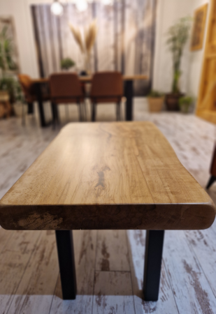 Stolik prostokątny, stolik kawowy, stolik drewniany, stolik z drewna, plaster drewna, stolik do salonu, coffee table, stolik salonowy, stolik loftowy, stolik nowoczesny, mały stolik, stolik na metalowych nogach, stolik ręcznie robiony, stolik handmade, wood, woodentable, woodart, handmade