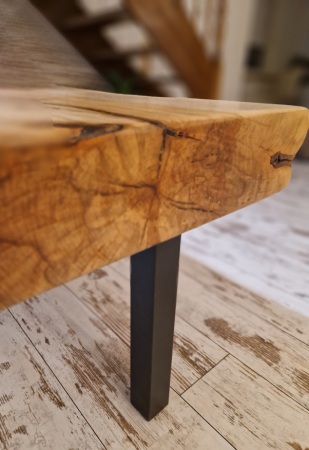 Stolik prostokątny, stolik kawowy, stolik drewniany, stolik z drewna, plaster drewna, stolik do salonu, coffee table, stolik salonowy, stolik loftowy, stolik nowoczesny, mały stolik, stolik na metalowych nogach, stolik ręcznie robiony, stolik handmade, wood, woodentable, woodart, handmade